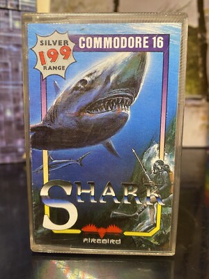 SHARK Videospiel Commodore 16 Firebird Silver Range 199 Retro 80 s ungetestet 