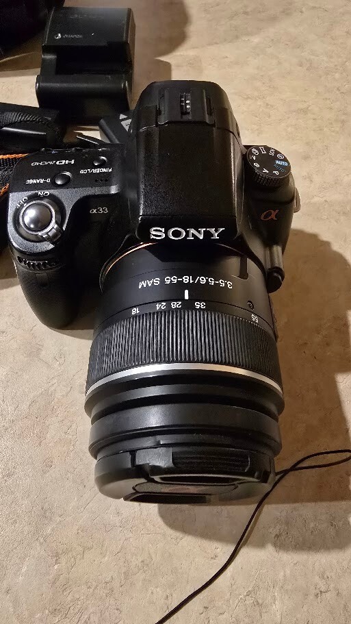 Sony Alpha SLT-A33 14.2MP Digital SLR Camera - Black (Body Only