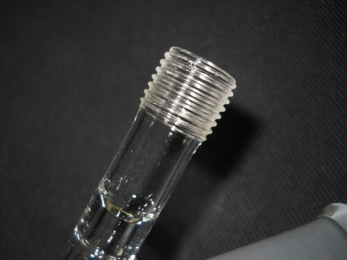 Chemglass 24/40 Airfree Schlenk 200mL Glass Reaction Flask, No Valve, *Chipped* - Picture 3 of 3