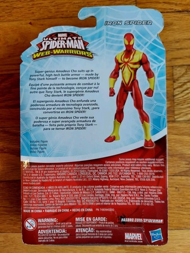 Spiderman Marvel Ultimate Spider-Man Web-Warriors Iron Spider 6" Figure New - Picture 2 of 3