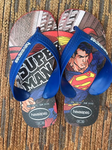 havaianas superman flip flops
