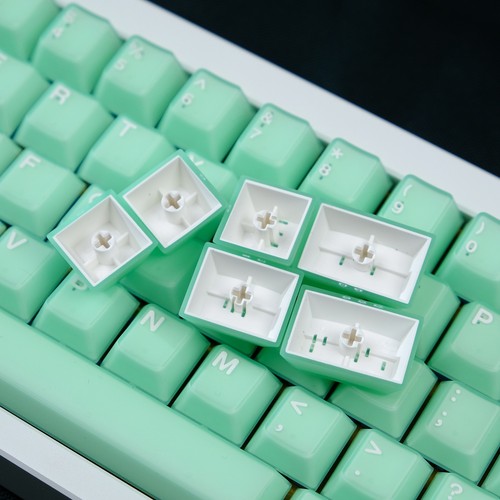 BlueJade Doubleshot ABS Keycap Set Semi-transparent Key Caps - NO Keypad - Picture 9 of 9