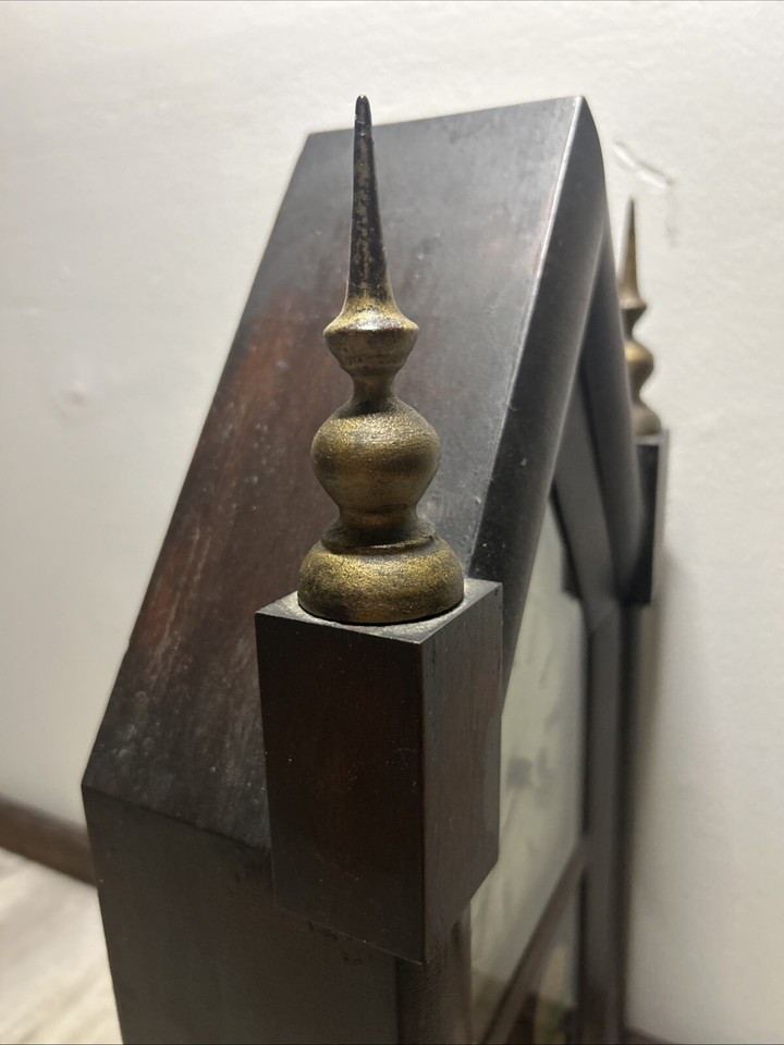 Vintage A New Haven Steeple Shelf Mantel Clock eBay