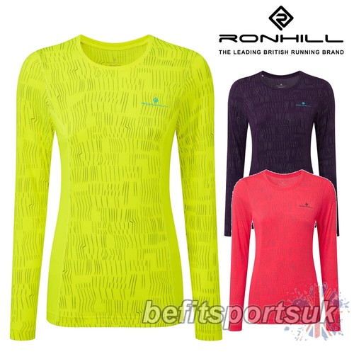 WOMENS RUNNING TOP LONG SLEEVE RONHILL 