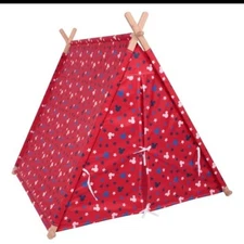 Disney Evergreen Kids Mickey Mouse A-Frame Red Play Tent 47x42x42 NWT