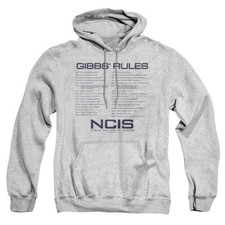 NCIS "Gibbs' Rules" Pullover Hoodie, Sweatshirt or Long Sleeve T-Shirt