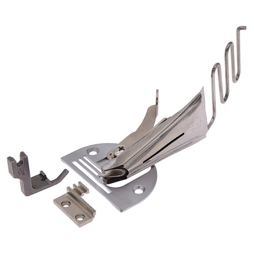 Lockstitch MachineOverlock unión de cinta de carpeta borde curvo ángulo recto A10 - Imagen 15 de 18