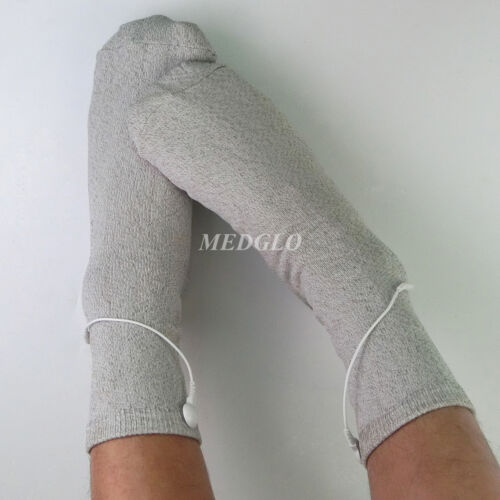 10 pairs Electrode Conductive Socks For TENS UNIT Pain Relief Massage Socks - Picture 3 of 7