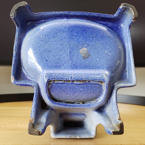 Vintage Cast Iron Soap Dish or Ashtray Prometheus Heize Mitgas Radiator - Picture 15 of 16