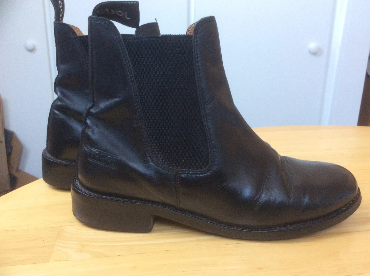 TOGGI OTTOWA BLACK LEATHER JODHPUR BOOTS SIZE 2