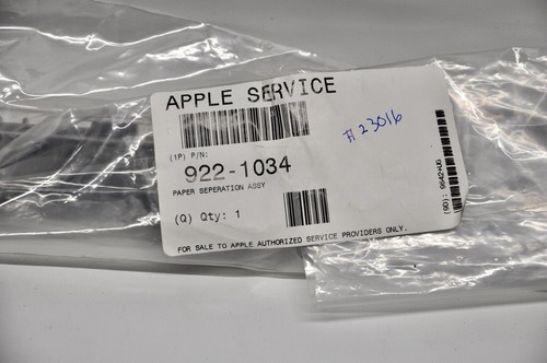 Vintage New Apple Service: 922-1034 - LW Select Paper Seperation Assembly - Picture 3 of 3