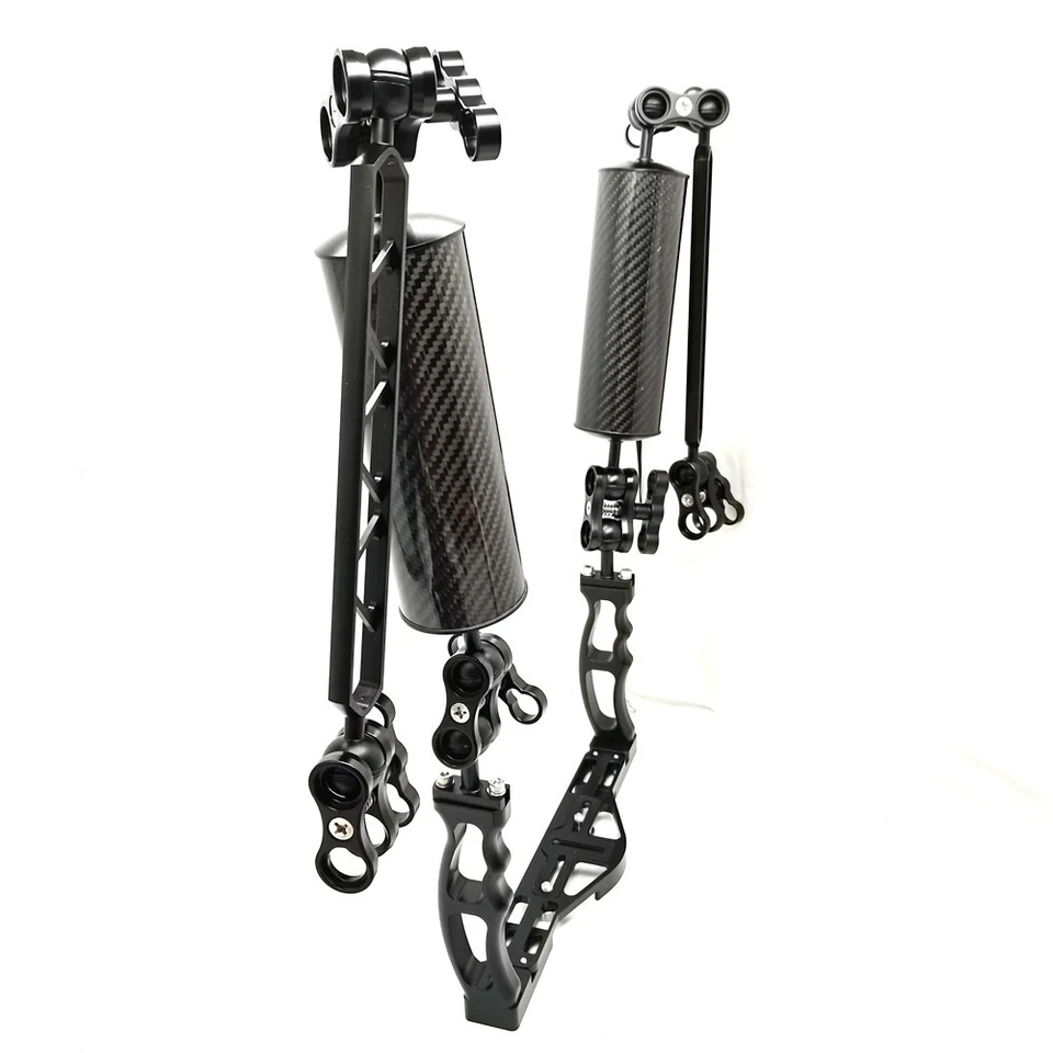 60 мм 10 дюймов камера плавучесть углеродного волокна поплавок пикирования света руки лоток пакет - Изображение 2 из 4