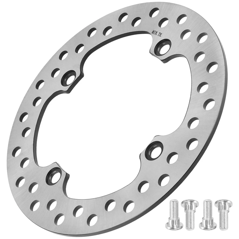 Rotor de disco de freno trasero con pernos pernos para Honda CR125R CR250R CR500R 1990-2001 Foto 4 de 4