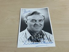 Handsigniertes 4"x6,5" Foto Michael Denison Bedeutung ernst Howards Weg