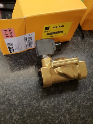Parker Elektrisches Magnetventil 3/4 Rohr für Wasser AC 220-230V 50Hz Teile-Nr 550031DIS