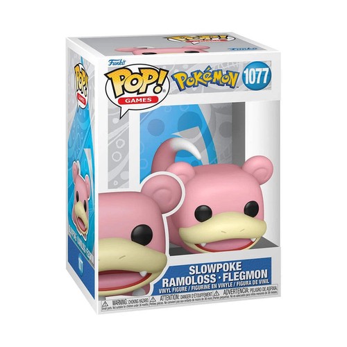 Slowpoke Funko Pop #1077 Pokemon Vinyl Figure 2025 Mint | IN STOCK | NEW