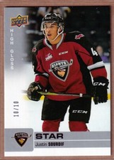 2019-20 Upper Deck CHL High Gloss #326 Justin Sourdif /10 - Vancouver Giants