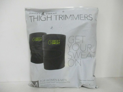 Sweet Sweat Thigh Trimmers Medium Black 