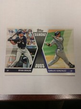 2011 Topps Diamond Duos DD-6 Ryan Braun Carlos Gonzalez