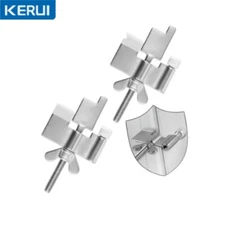 KERUI portable steel travel portable door lock for door anti-theft stopper 2pc