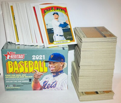 2021 Topps Heritage High Number Baseball  You Pick | Complete Set (#501-725)