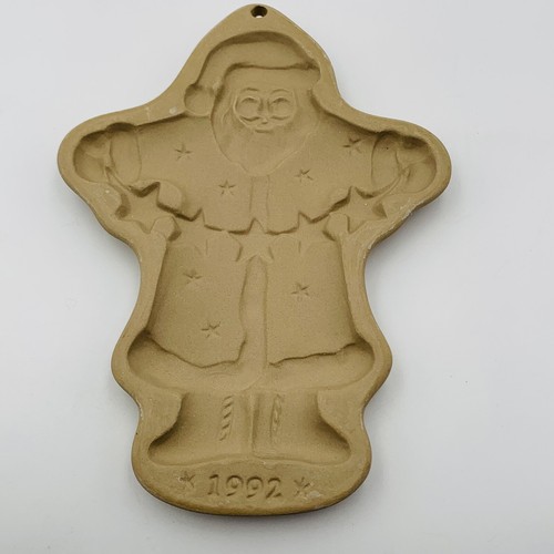 Braune Tasche Keks Kunstform Alte Welt Weihnachtsmann Hügel Design Vintage Ausverkauft 1992 - Bild 4 von 13