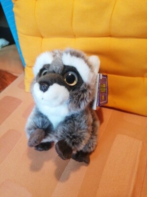 Waschbär Wild Republic Raccoon ca. 19cm Kuscheltier Wild Watchers  Kuschelweich 