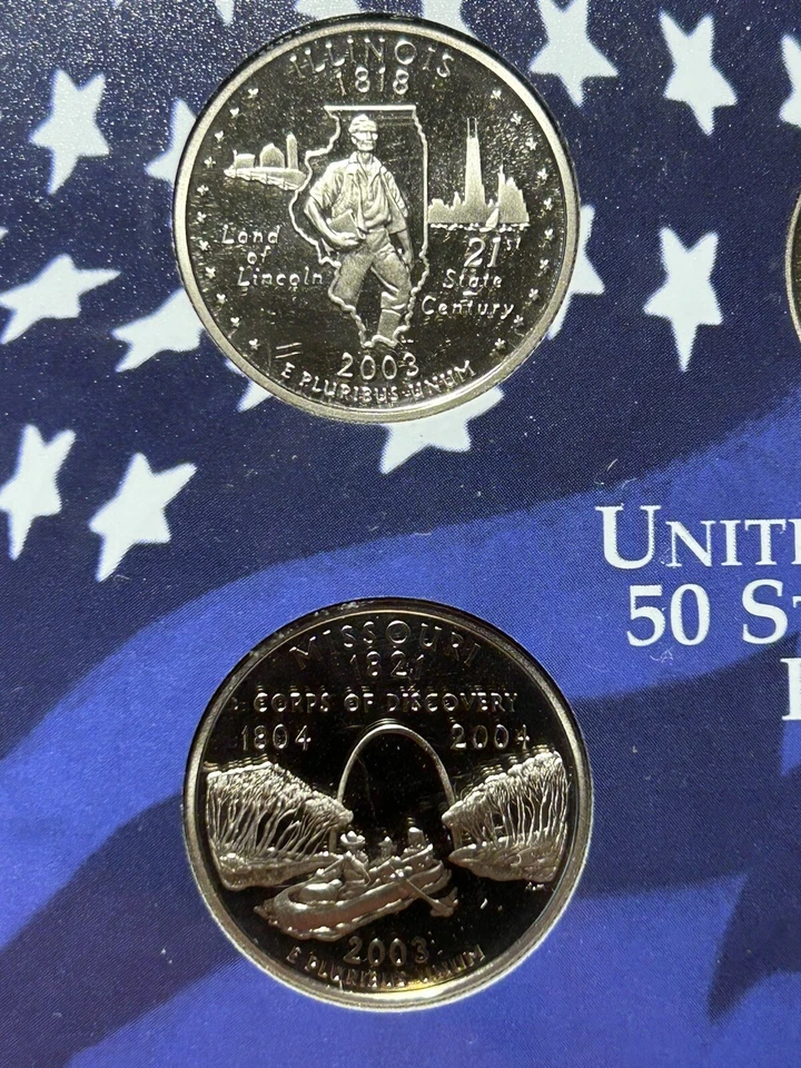 2003 S Proof State Quarter Set Gem, No Box - Image 3 of 4