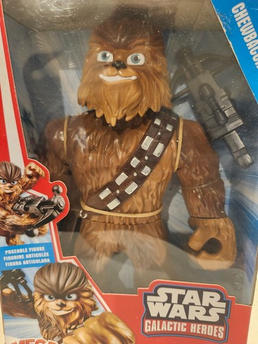 Figura de acción de 10 pulgadas Star Wars Galactic Heroes Mega Mighties Chewbacca - Imagen 6 de 6