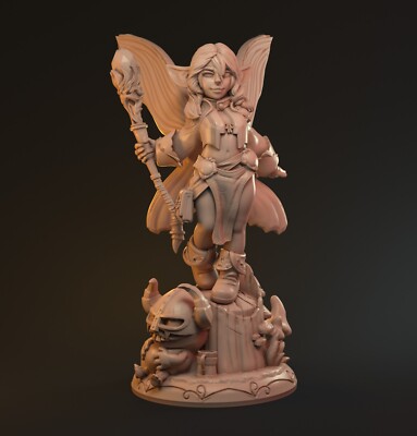 Junge Elfe Miniatur Young Wald Elfe Flügel für Tabletop wie D&D 5e Pathfinder