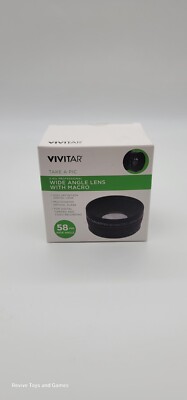 Vivitar 58mm .43x Wide Angle Lens W/ Removable Macro (V58W) For 58mm Camera Lens