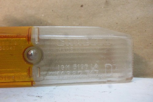 NOS OEM CARELLO ALFA ROMEO 1750 GT VELOCE BN RH TURN SIGNAL LAMP LENS 11.382.717 - Picture 3 of 5