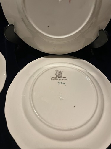 Copeland Spode Gainsborough Bread Plates S245 Great Britain Stamp 6.5" - Imagen 7 de 21