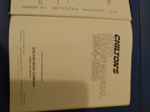 Chiltons Auto Repair Manual 1954-1963 Willys, Studebaker, De Soto, Temptest - Picture 3 of 8