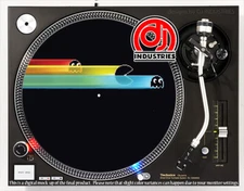 Pacman Streak - 7"-12" DJ slipmat for LP turntable record player 