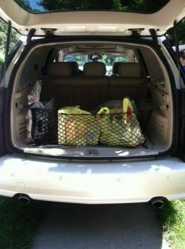 Rear Trunk Envelope Style Mesh Cargo Net for CADILLAC SRX 2004-2009 Brand New - Image 4 of 4