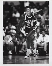 Gerald Wilkins - NBA New York Knicks (1988) ❤ Basketball Sport Press Photo K 357