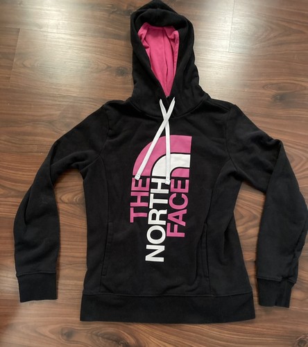 The North Face Hoodie Black Pink White 