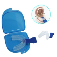 1 PC Stop Snoring Mouthpiece Anti Snore Apnea Aid Sleep Bruxism MouthGuard