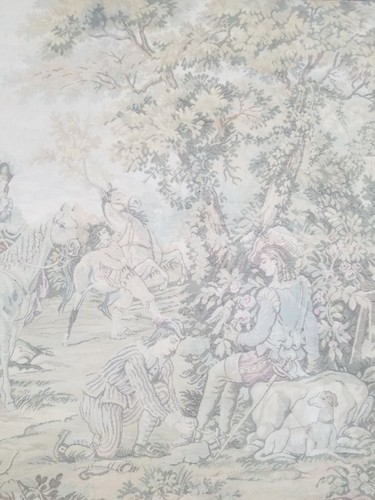Antique French Verdure Scene Wall Hanging Tapestry 192x122cm - 第 9/23 張圖片