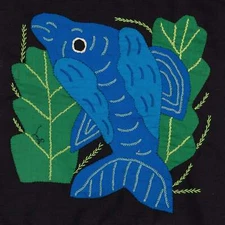 Blue Dolphin Among Ferns Molita