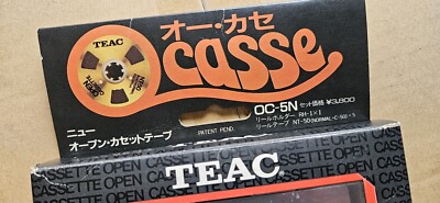 TEAC Ocasse New :OC-5N Open Cassette : RH-1 Hub And 5 NT-50 Reels