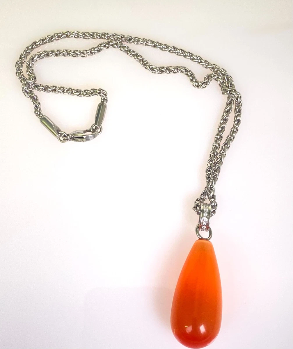Orange stone jewelry deals