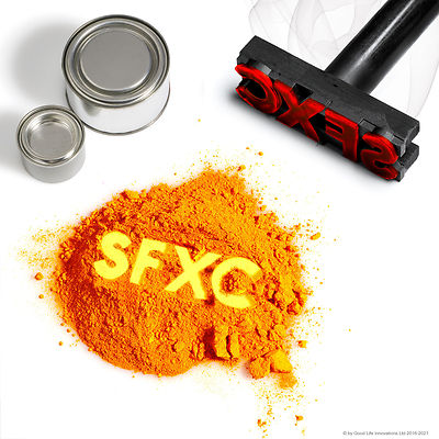 Thermochromes Farbwechsel temperaturempfindliches Pigment orange bis gelb 31°C