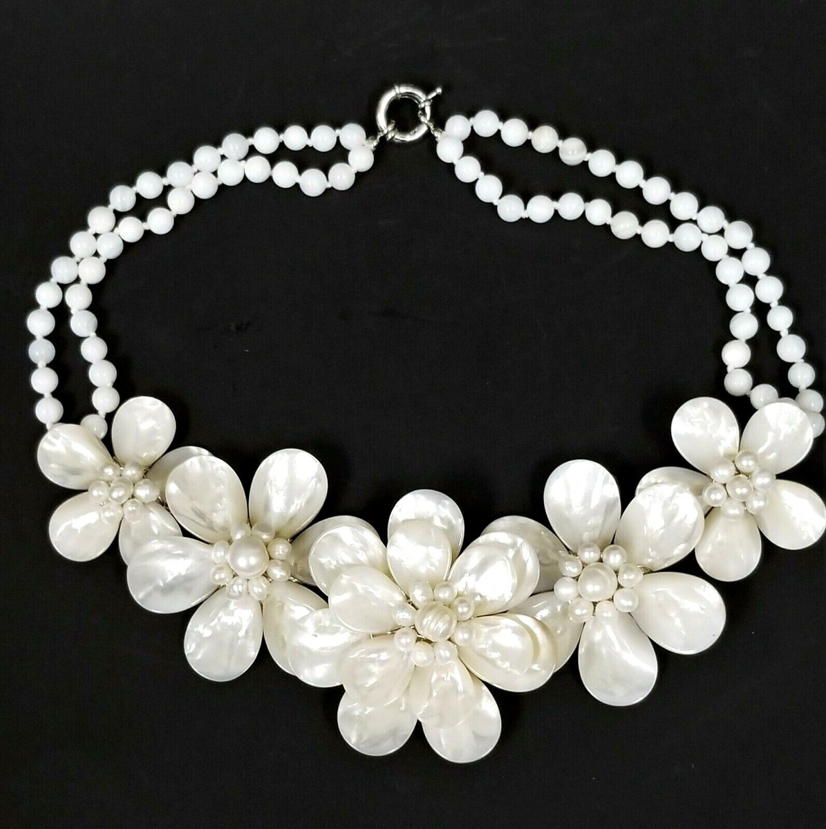 TATIANA☆Dot Fresh Water Pearl Necklace TATIANA] 韓国☆SILVER925☆Dot Fresh Water Pearl Necklace