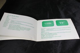 Bandai Golf - Nintendo NES - Original MANUAL ONLY - Instruction Booklet 1988
