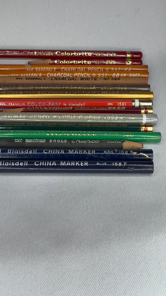 Vintage RARE Expensive Collectible Colored Pencil LOT: 15 | eBay