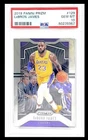 LEBRON JAMES 2019 PANINI PRIZM #129 PSA 10 GEM MINT RARE LAKERS TRADING CARD