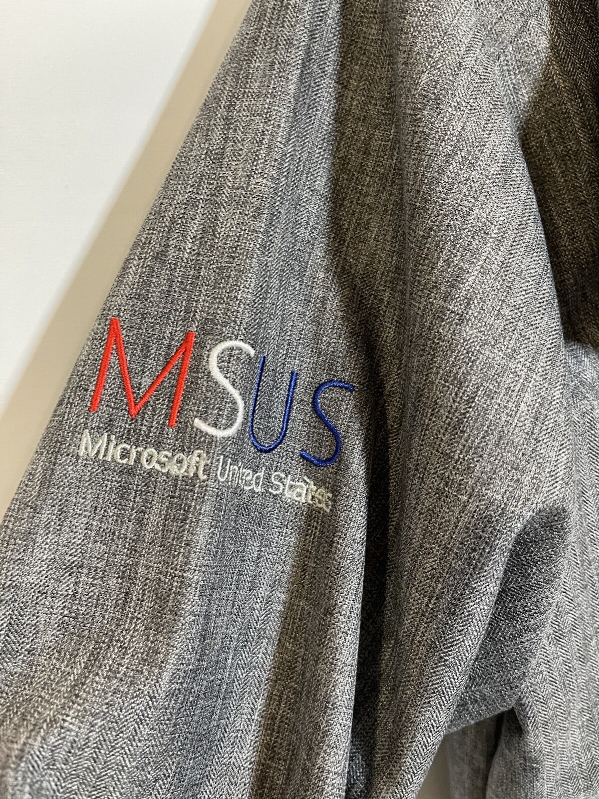 Microsoft woman’s gray jacket size medium - image 2