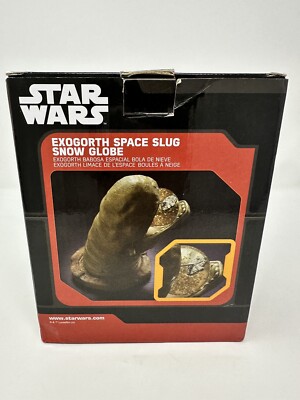 Star Wars Empire Strikes Back Exogorth Space Slug Snow Globe Millennium Falcon 